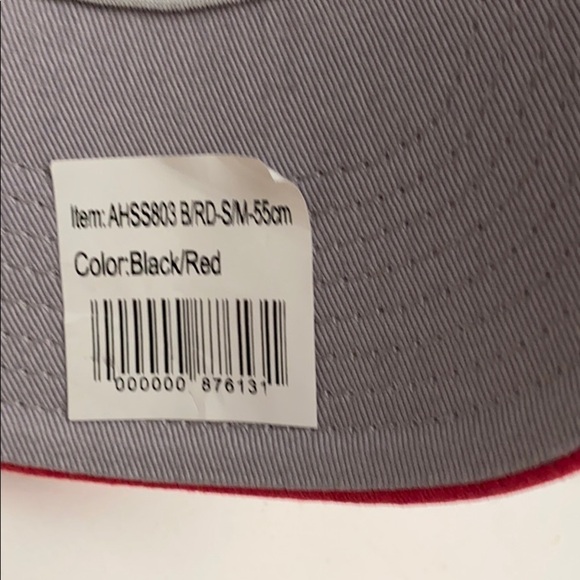 New Boys Red and Black Pirate Baseball Hat - Picture 3 of 6